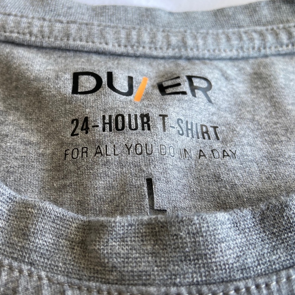 DU/ER 24-Hour T-Shirt Grey Size L